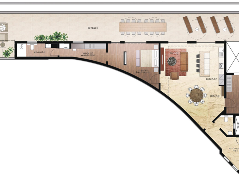 Penthouse in Mosta To Rent